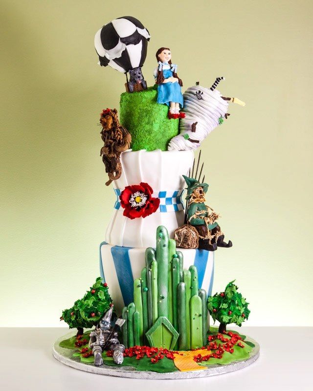 Wizard of Oz Wedding Cake