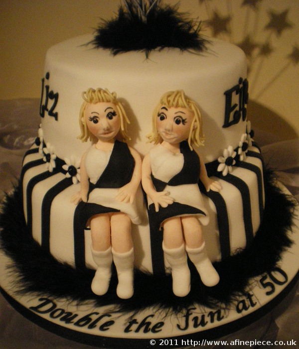 50th Birthday Cake Ideas for Twins