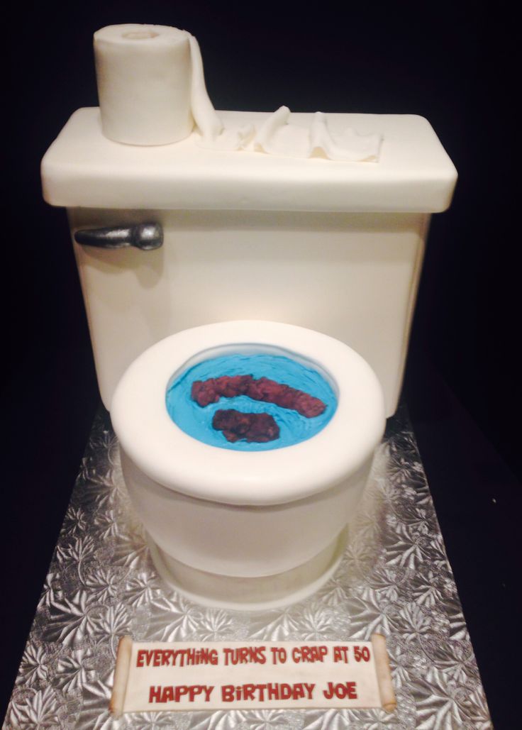 50th Birthday Toilet Cake 50th Birthday Toilet Cake