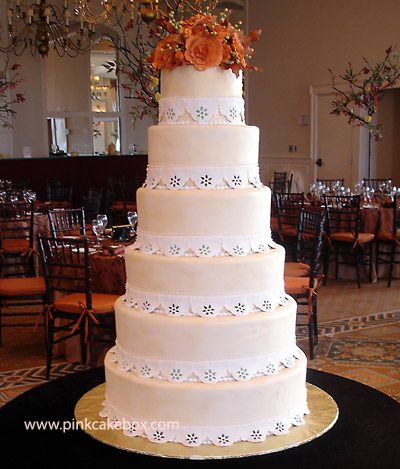 6 Tier Wedding Cake