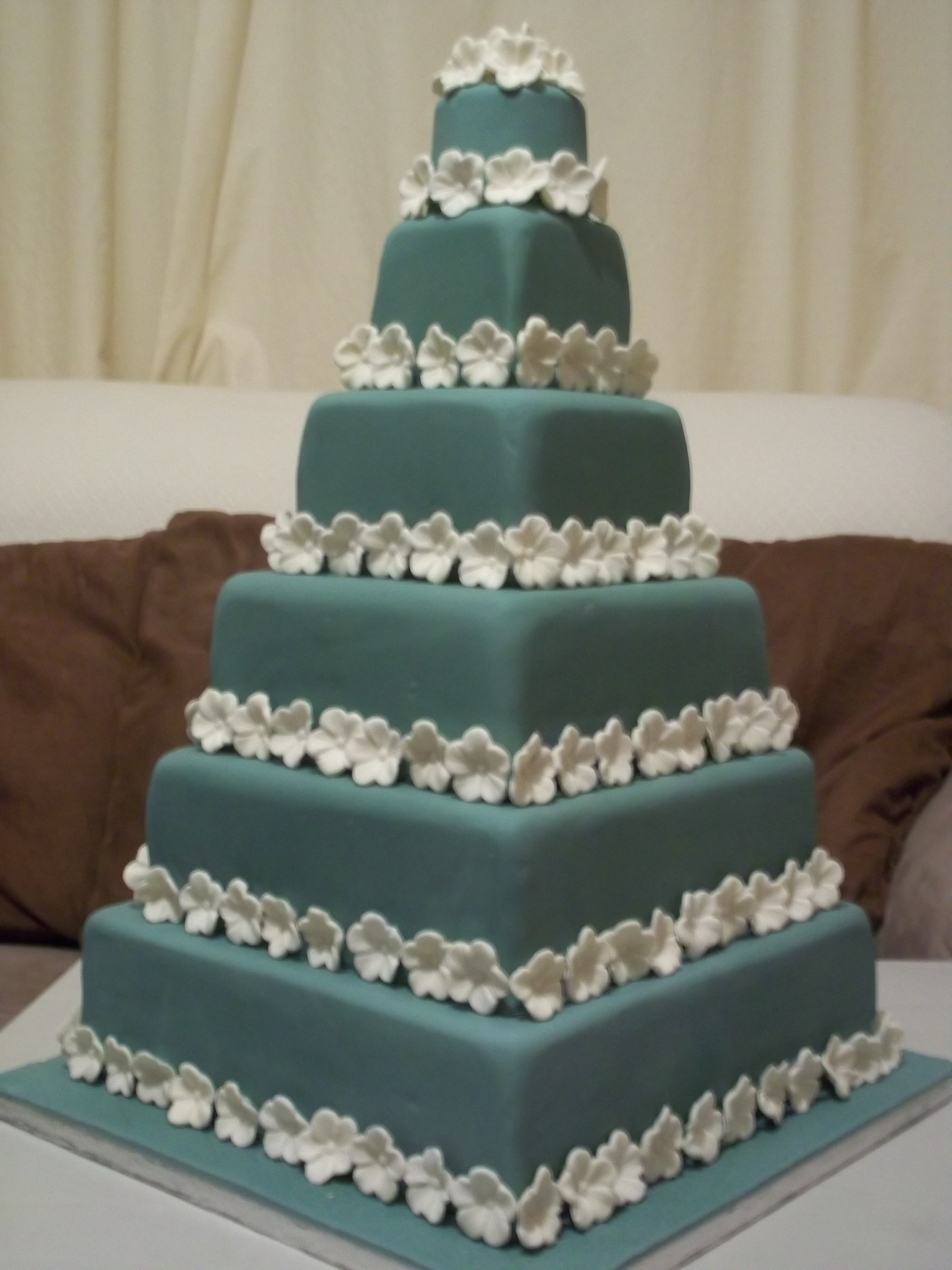 6 Tier Wedding Cake