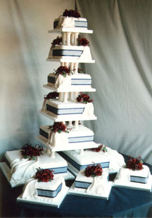 6 Tier Wedding Cake