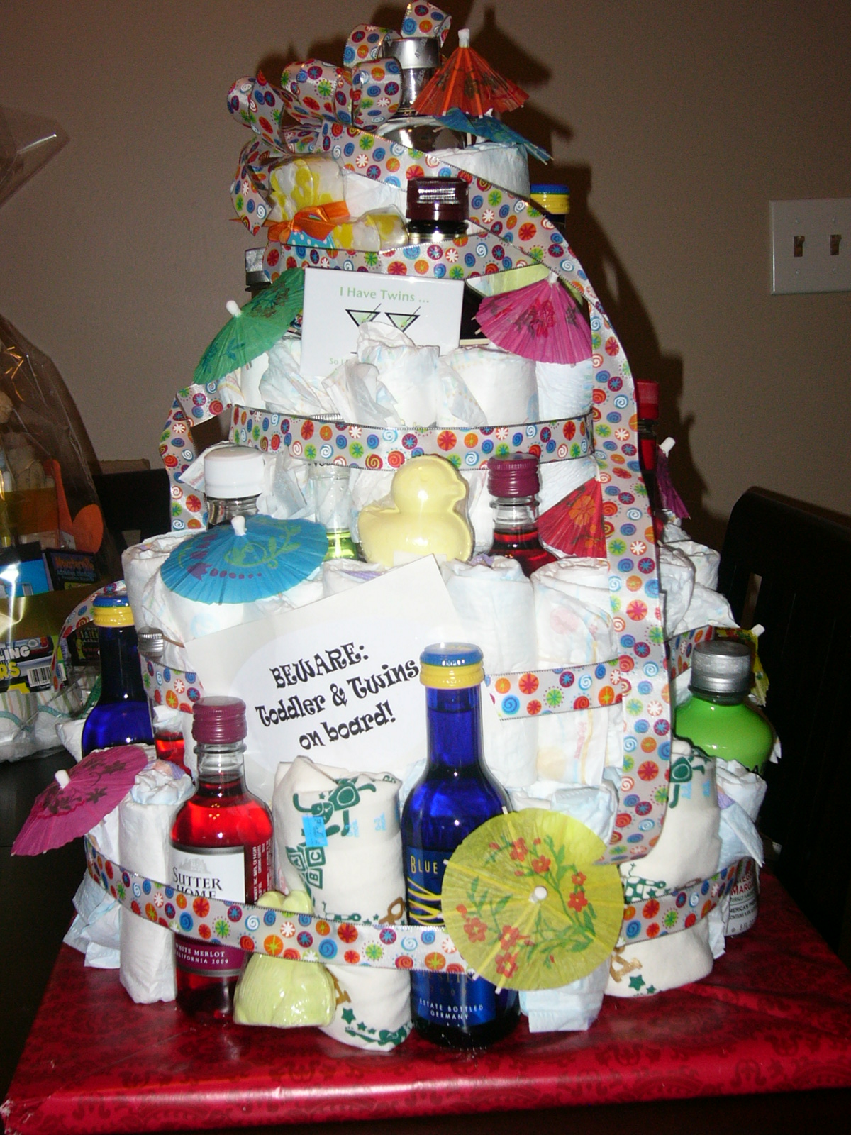 Alcohol Birthday Cake