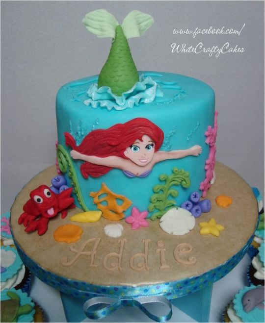 Ariel Little Mermaid Birthday Cake Ariel Little Mermaid Birthday Cake
