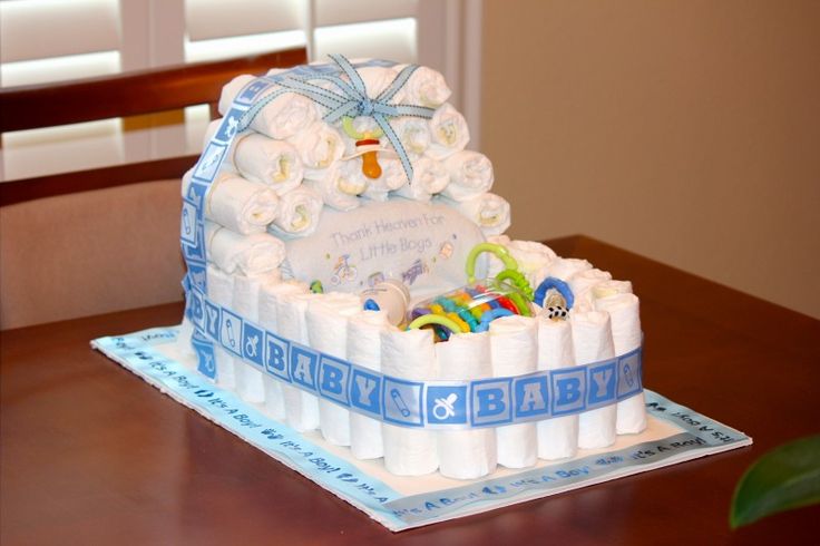 Baby Shower Diaper Cake Ideas