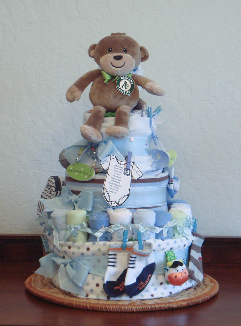 Baby Shower Diaper Cake Baby Shower Diaper Cake