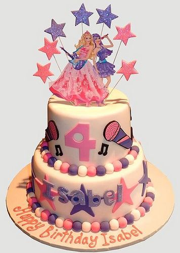 Barbie Popstar Birthday Cake Barbie Popstar Birthday Cake