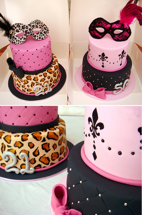 8 Photos of Silver Cheetah Print Birthday Cakes