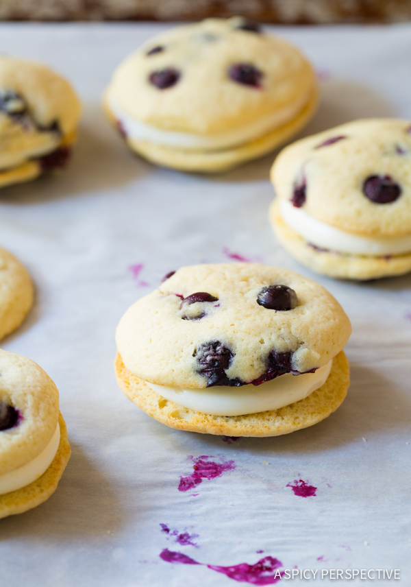 Blueberry Lemon Whoopie Pies