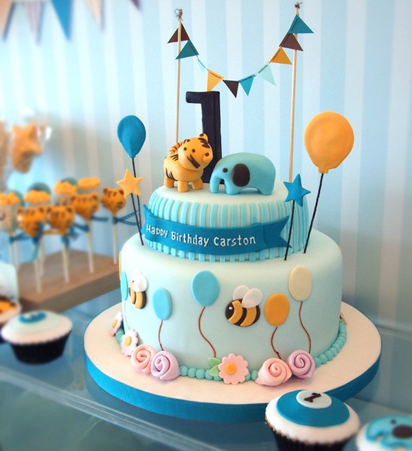 9 Photos of Cakes For Boys First Bday