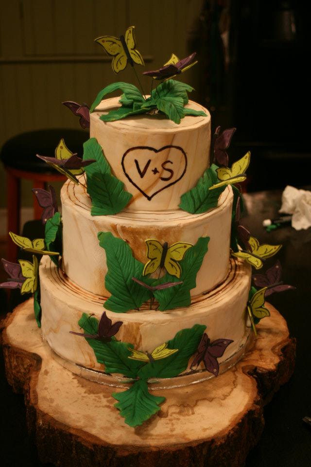 Butterfly Wedding Cakes Tree