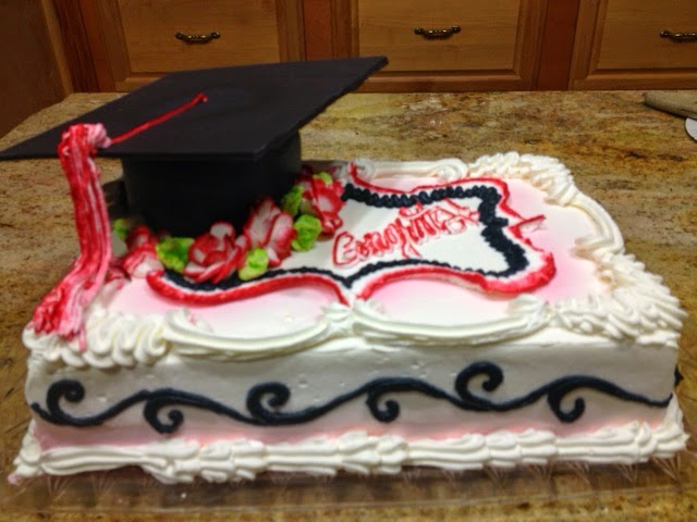 Cake with Graduation Cap