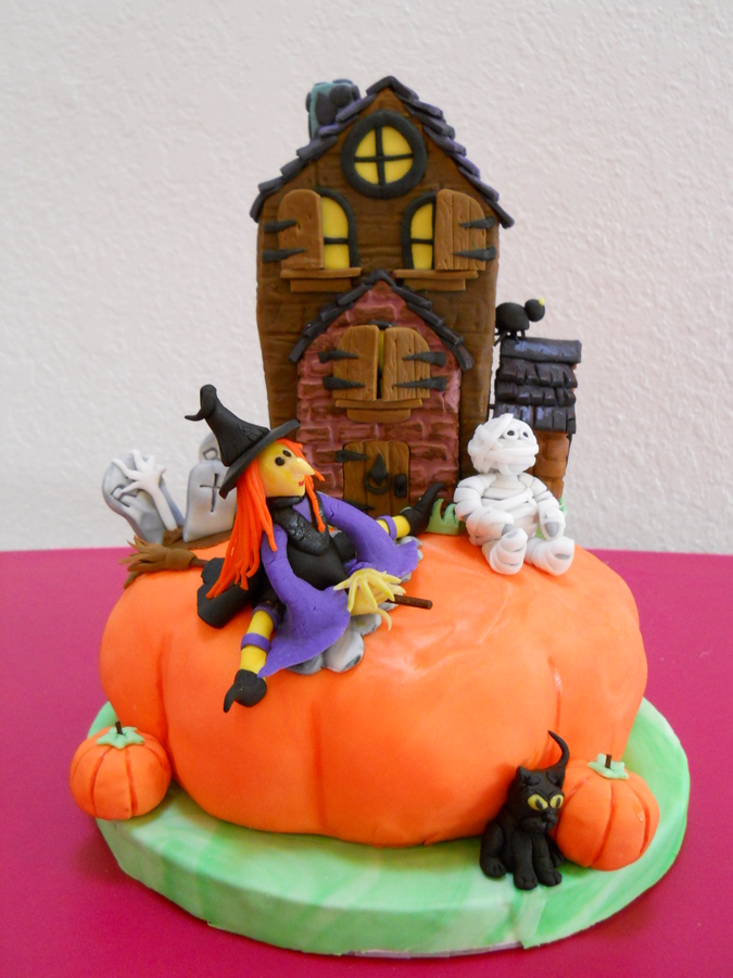 Candy Halloween Birthday Cakes