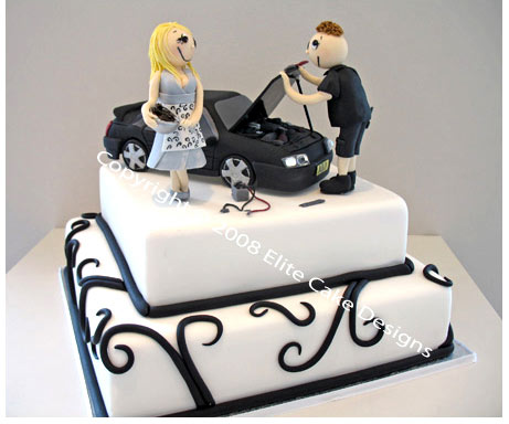 Car Mechanic Birthday Cake