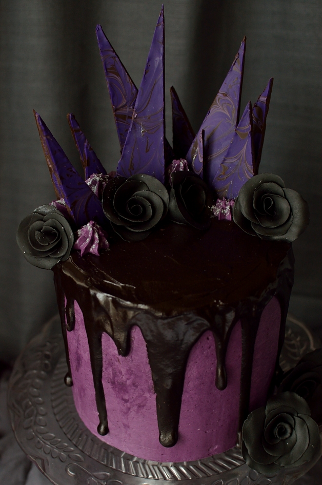 Chocolate BlackBerry Jam Cake