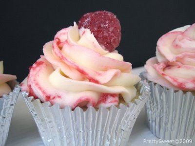 Chocolate Raspberry Cupcakes with Cream Cheese Frosting