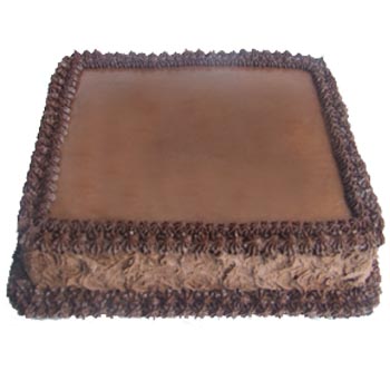 Chocolate Square Cake Design