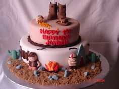 Cowboys and Indians Birthday Cakes Cowboys and Indians Birthday Cakes