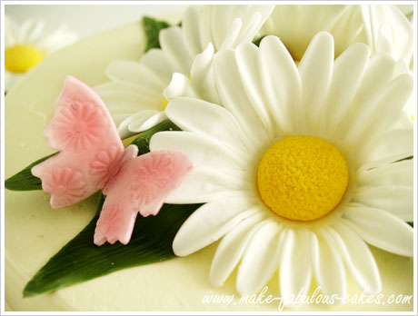 Daisy Cake and Cupcakes