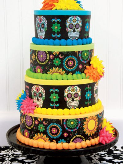 Day of the Dead Cake Decorations
