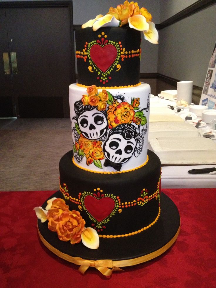 Day of the Dead Wedding Cake Idea