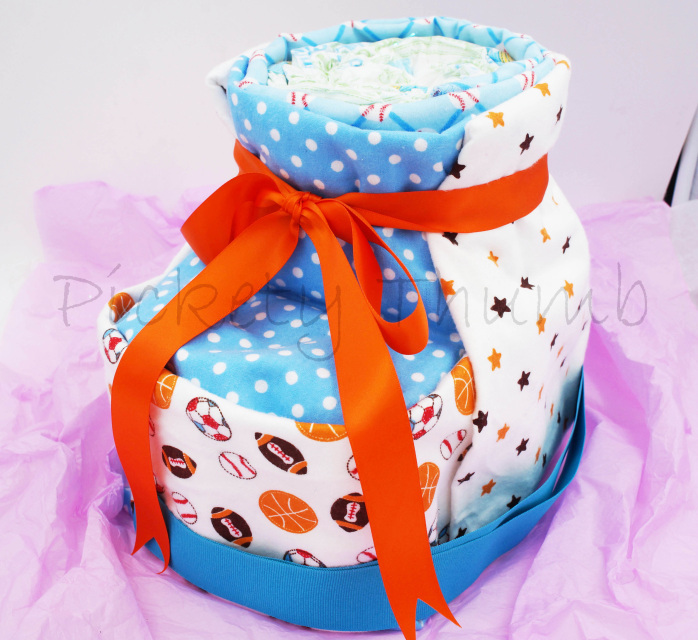 Diaper Cake Booties Diaper Cake Booties