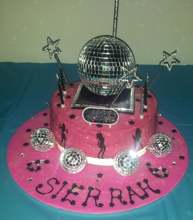 Disco Birthday Cake Ideas