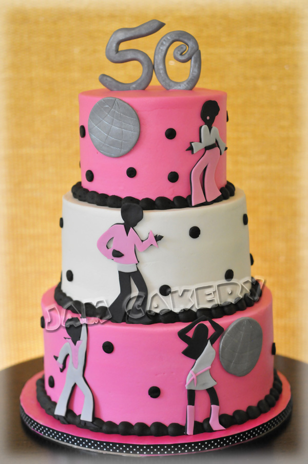 Disco Birthday Cake Disco Birthday Cake