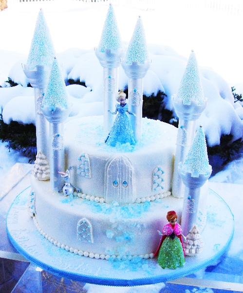 11 Photos of Frozen Girls Birthday Cakes Designs