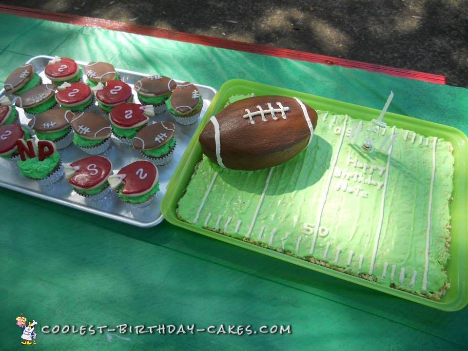 Easy Football Birthday Cake Easy Football Birthday Cake