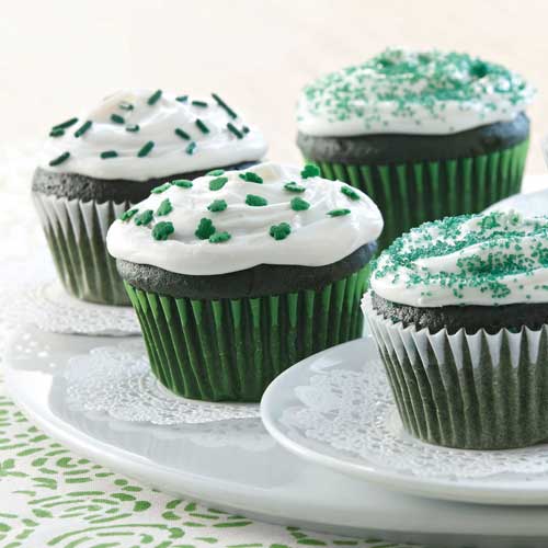 Easy Green Velvet Cupcakes