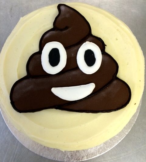 Emoji Poop Birthday Cake