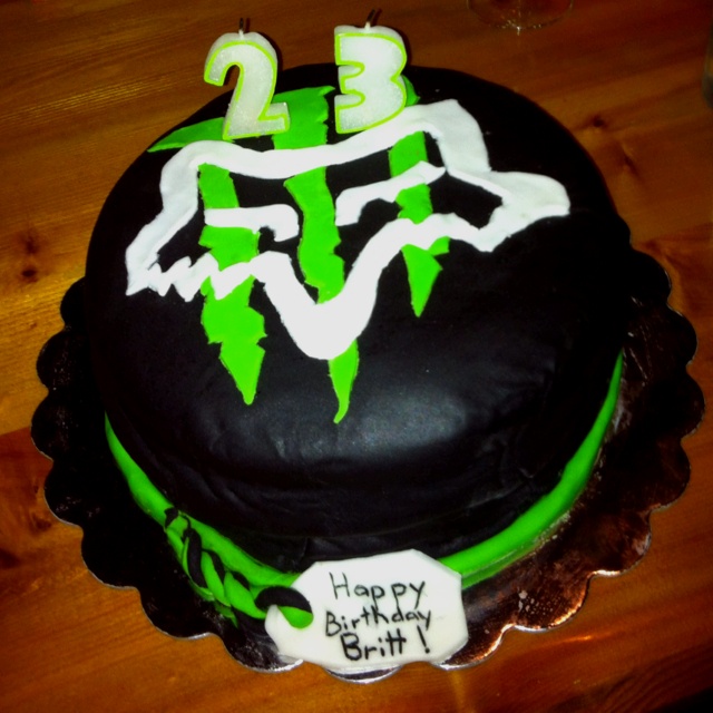 Fox Racing Monster Energy Cakes