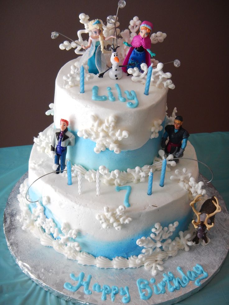 Frozen Birthday Cake