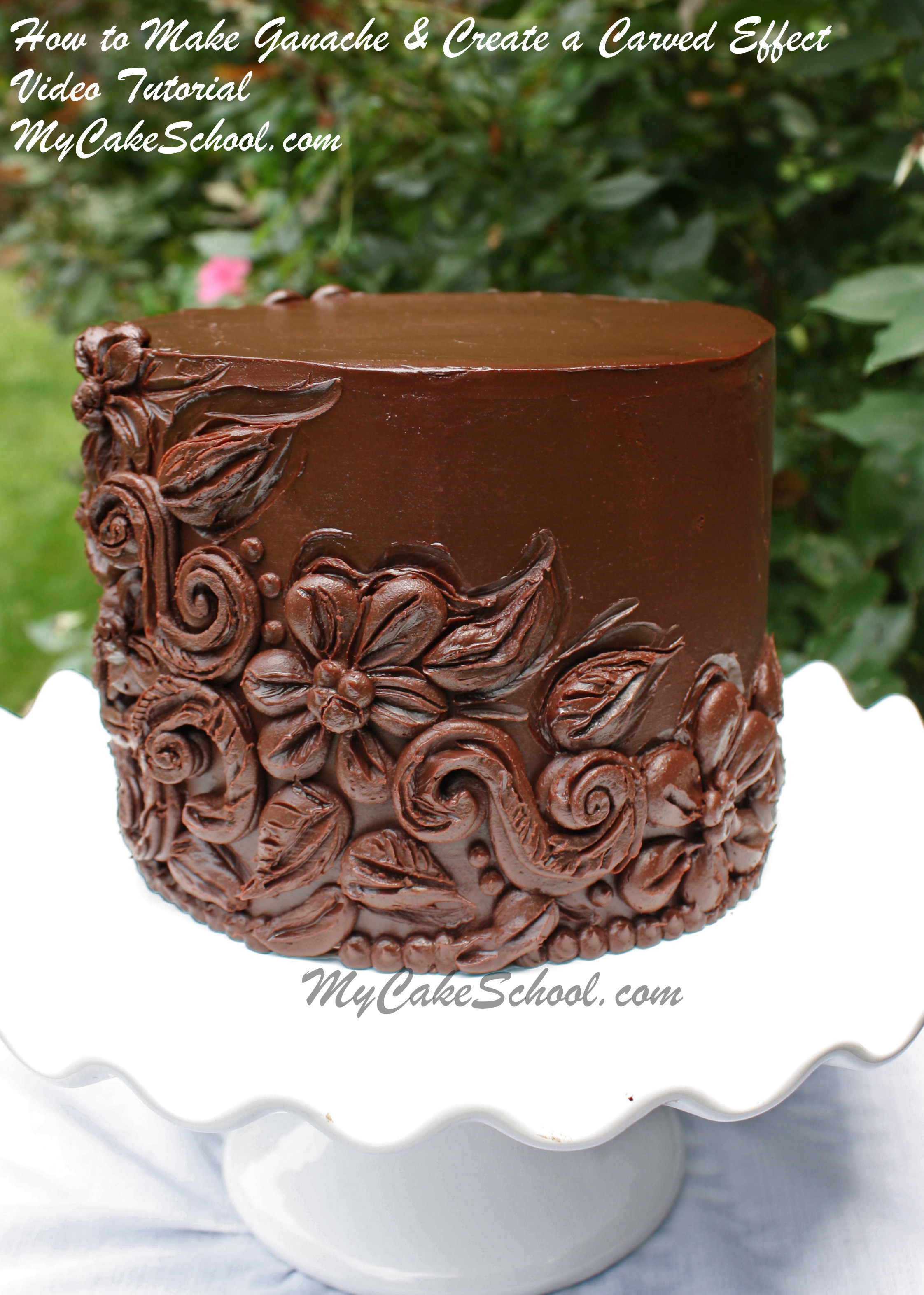Ganache Cake Decorating Ganache Cake Decorating