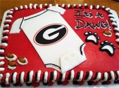 Georgia Bulldog Baby Shower Ideas