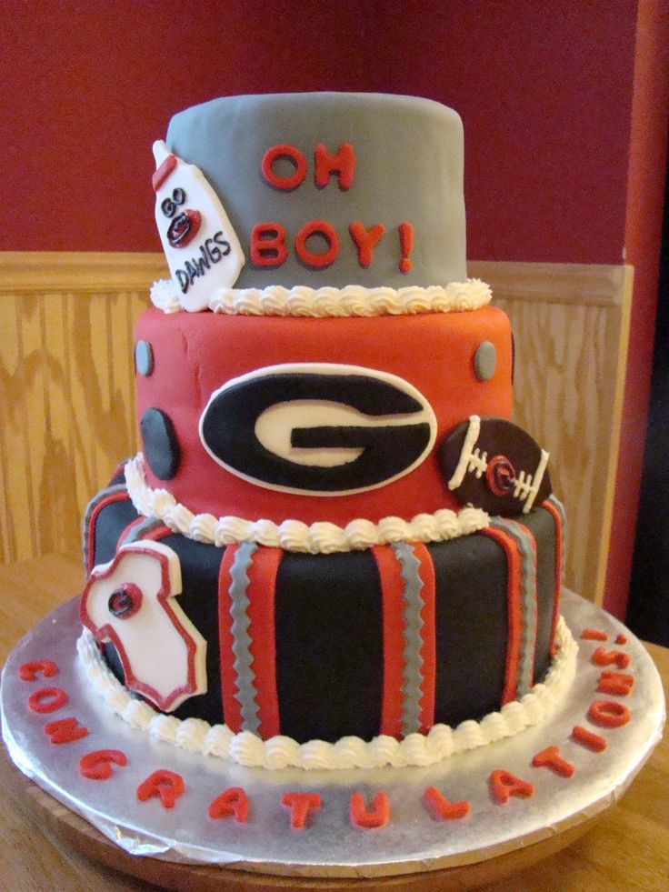 Georgia Bulldog Baby Shower