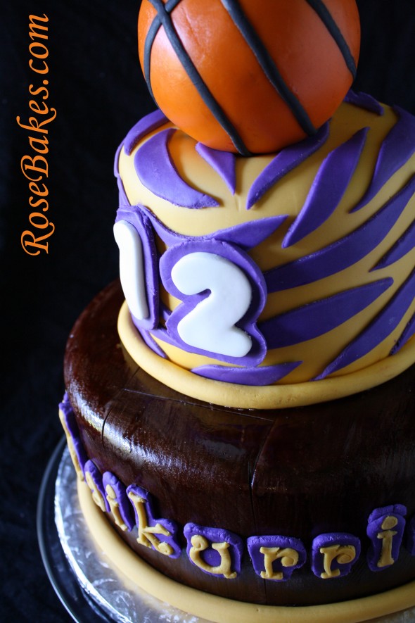 Girl Basketball Birthday Cake Girl Basketball Birthday Cake