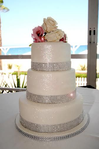 Glitter Wedding Cake Glitter Wedding Cake