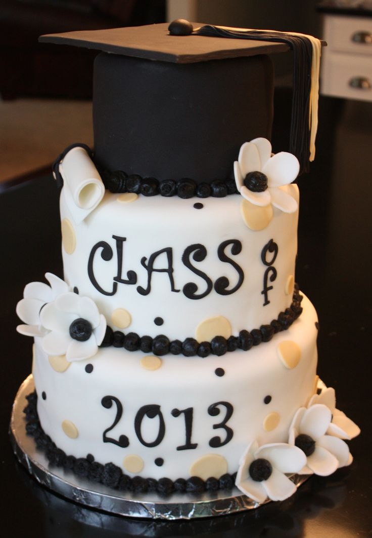 10 Photos of Frosted Graduation Cakes