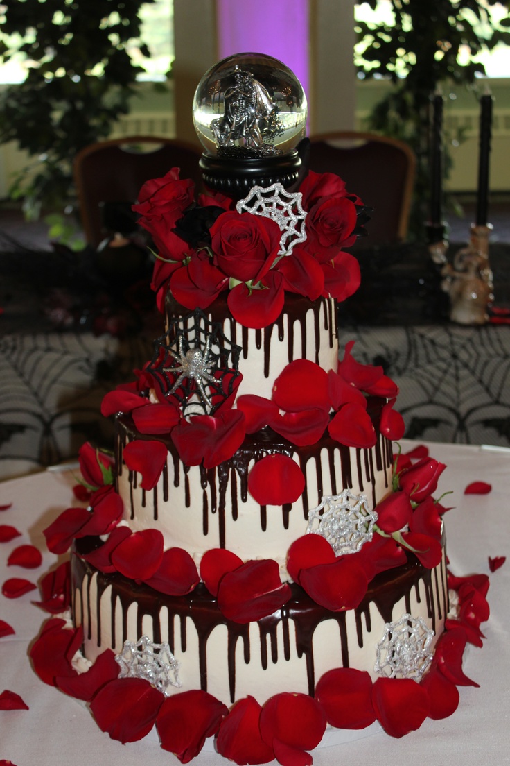 Halloween Wedding Cake