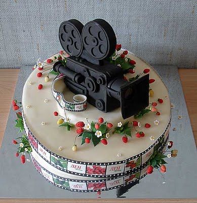 Happy Birthday Camera Cake