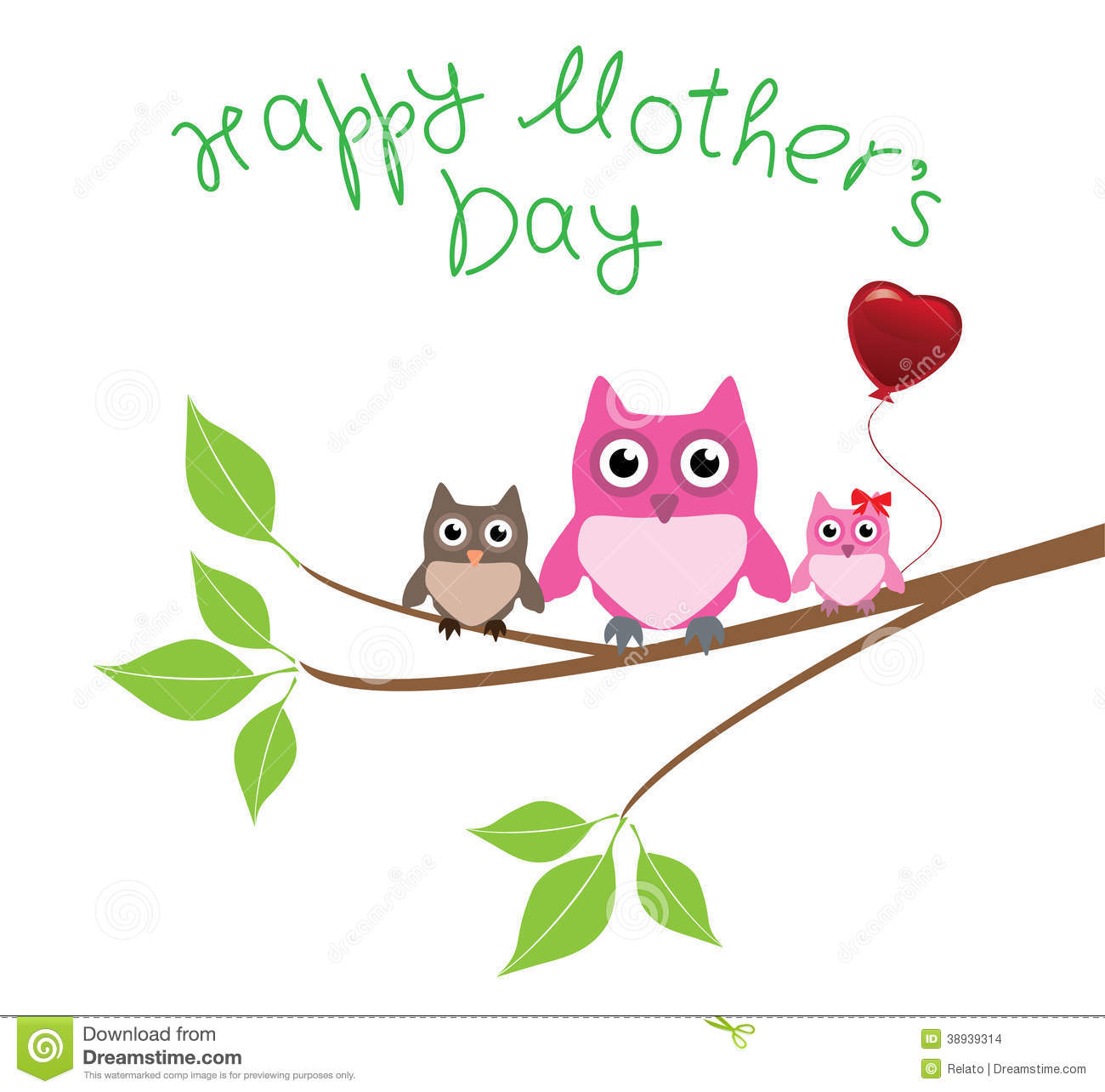 Happy Mother's Day with Owl