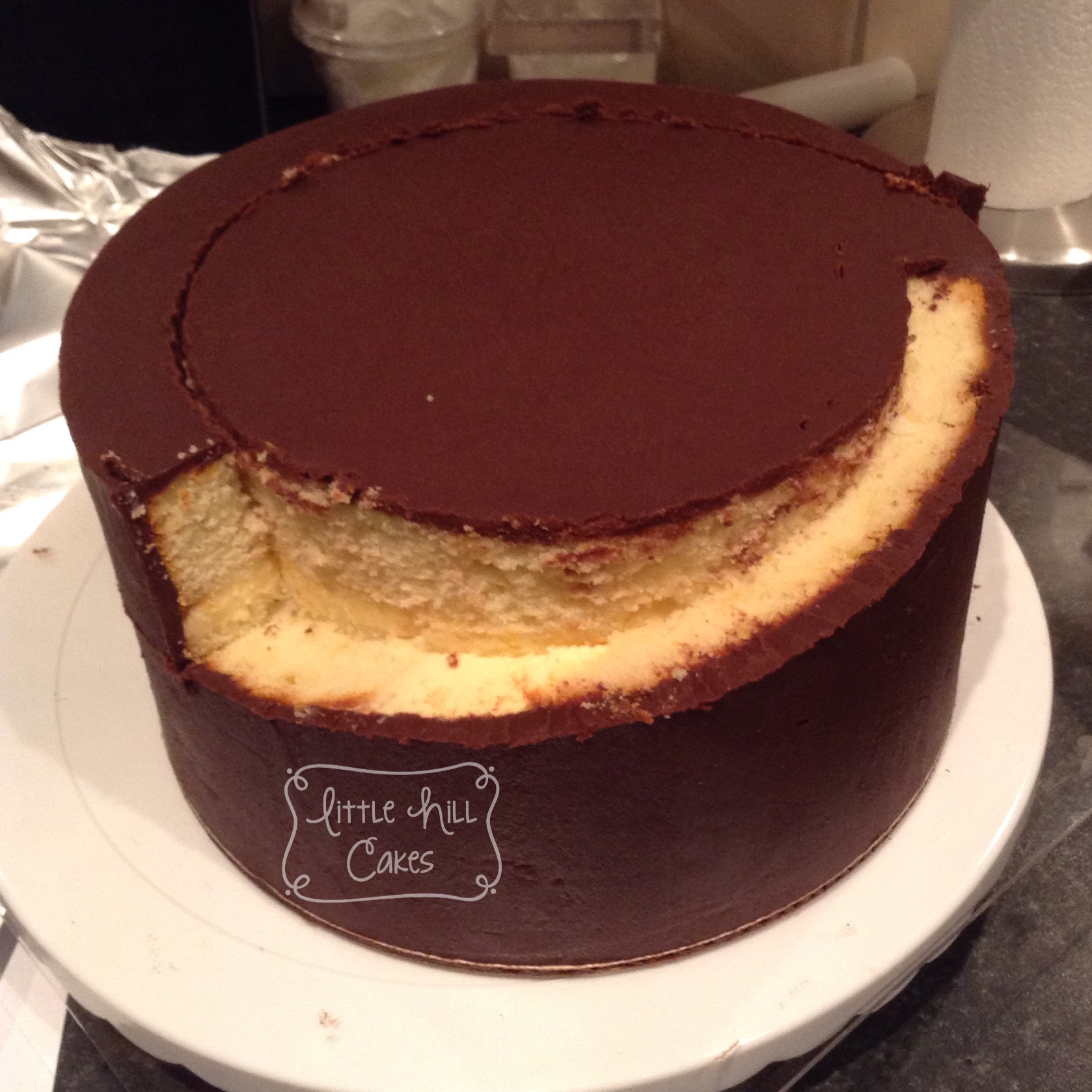 How to Make a Cake with Road Going Up Hill Spiral How to Make a Cake with Road Going Up Hill Spiral