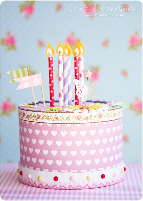 How to Make a Paper Birthday Cake