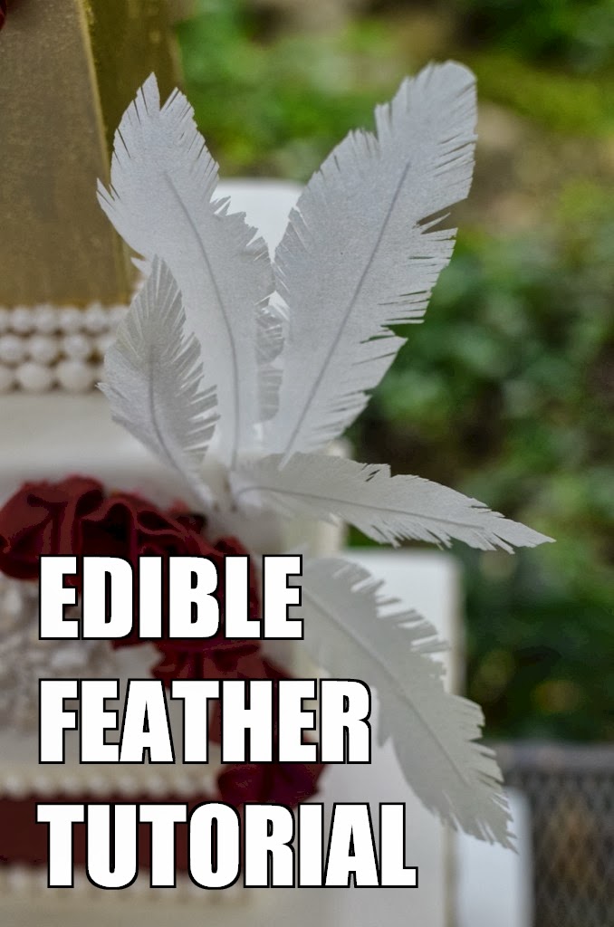 How to Make Edible Feathers for Cake