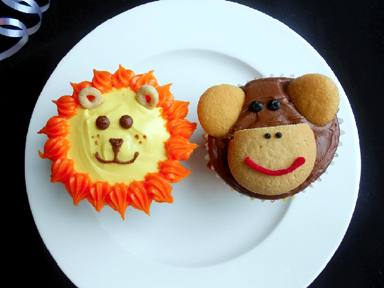 Jungle Animal Cupcake Ideas
