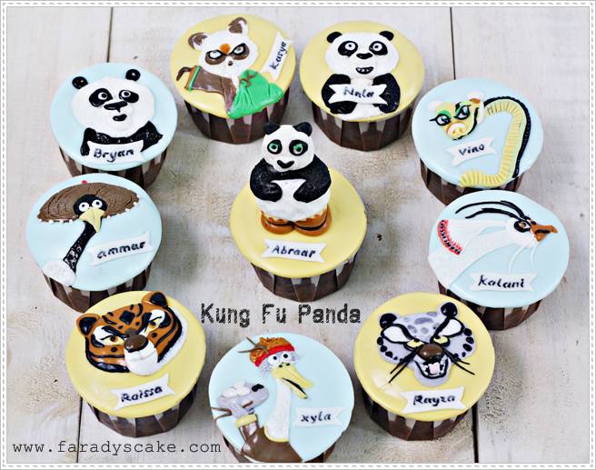 Kung Fu Panda Cupcakes