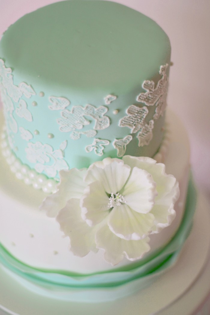 Lace Birthday Cake