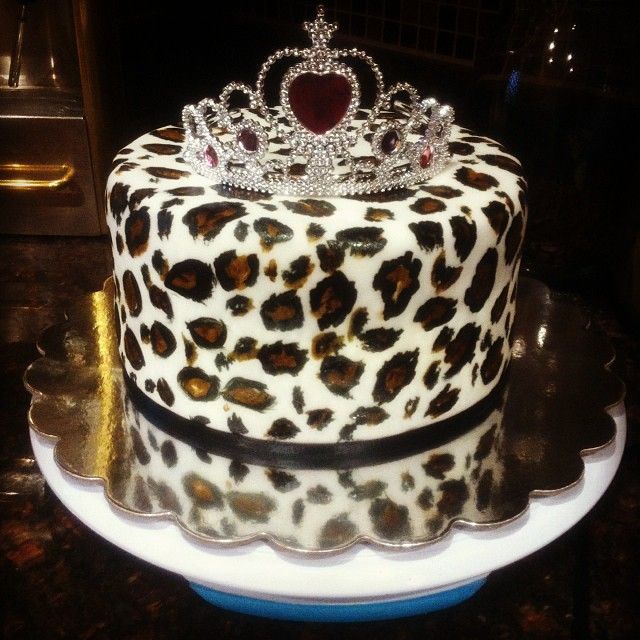 Leopard Print Cake